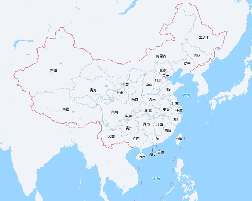中国旅游电子地图高清版大图